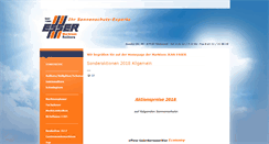 Desktop Screenshot of markisen-esser.de